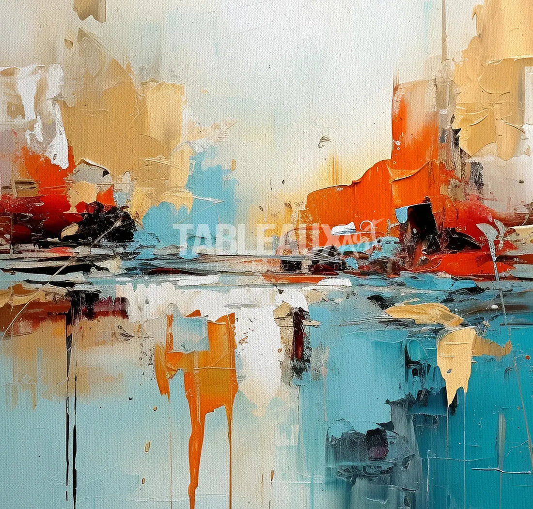 Reflet : peinture abstraite