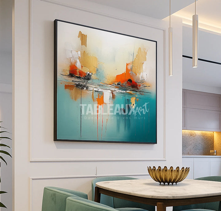 tableau carré artistique décoratif