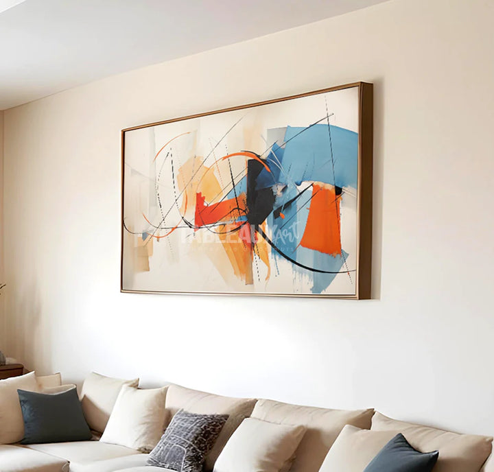 Rupture : toile artistique abstrait - Tableaux Art