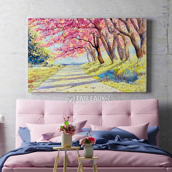 Sakura : Art Mural Nature - Tableaux Art