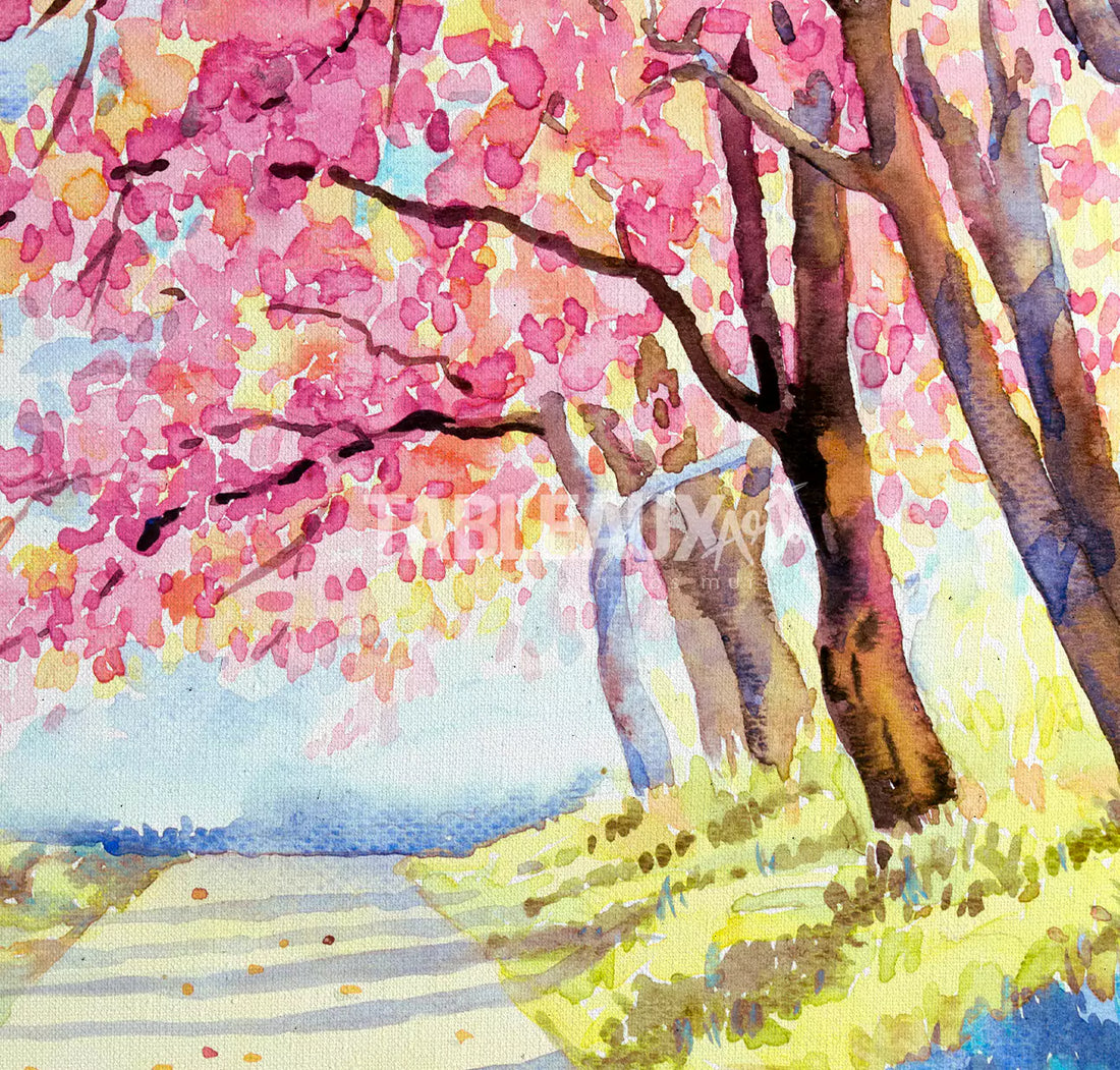 Sakura : Art Mural Nature - Tableaux Art