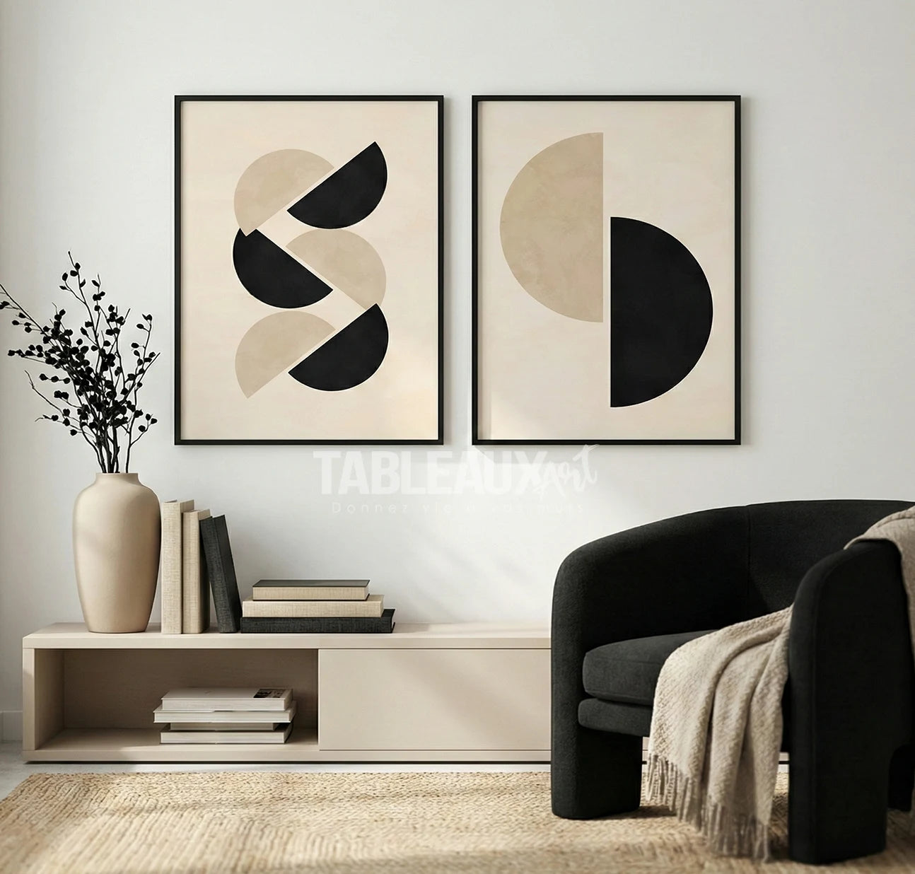 Facets: Tableaux Minimalistes