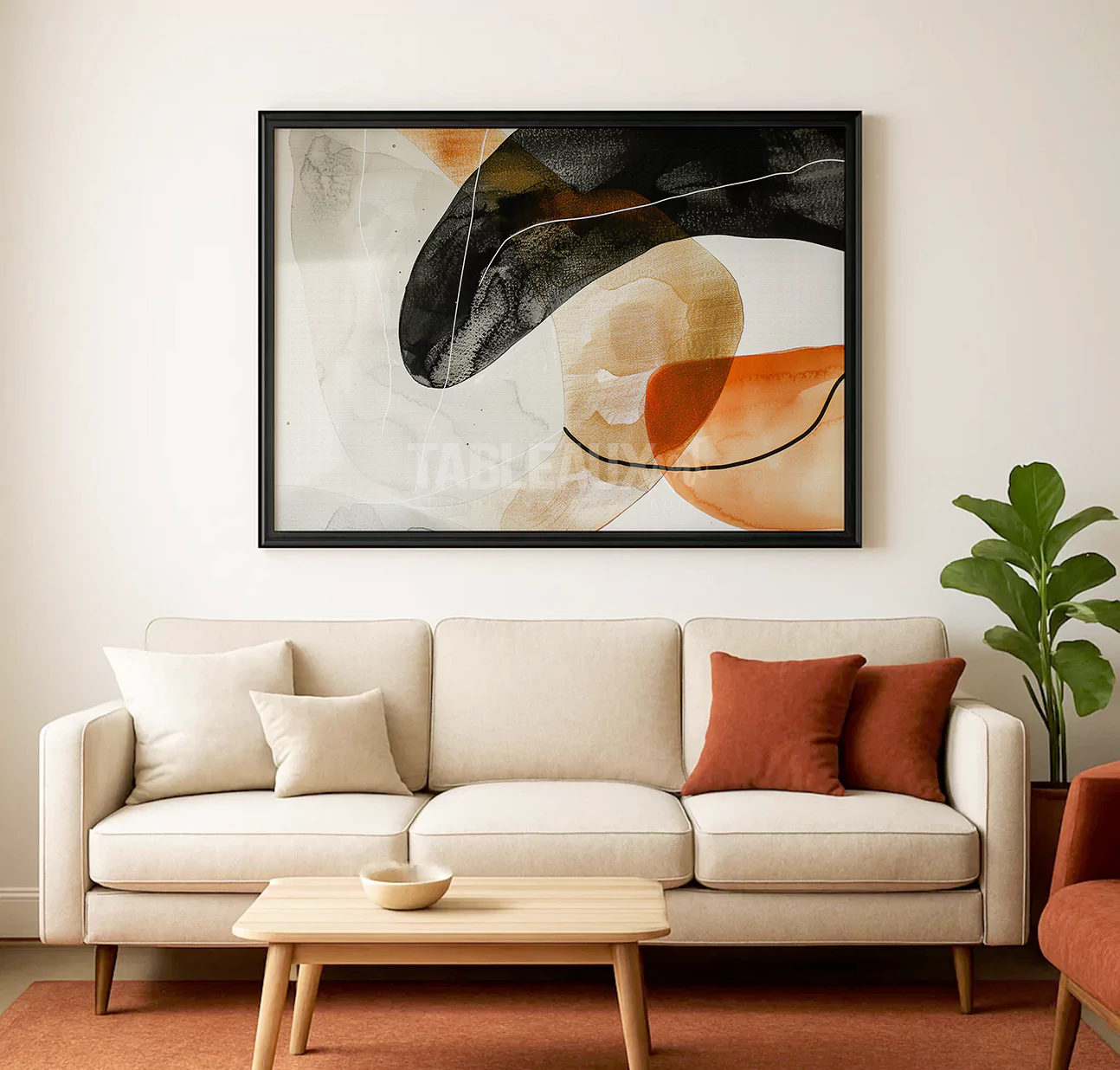 tableau artistique minimalist abstrait