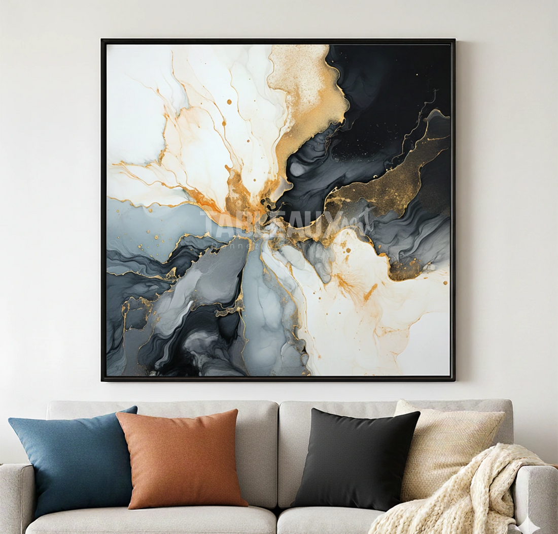 tableau carré artistique décoratif