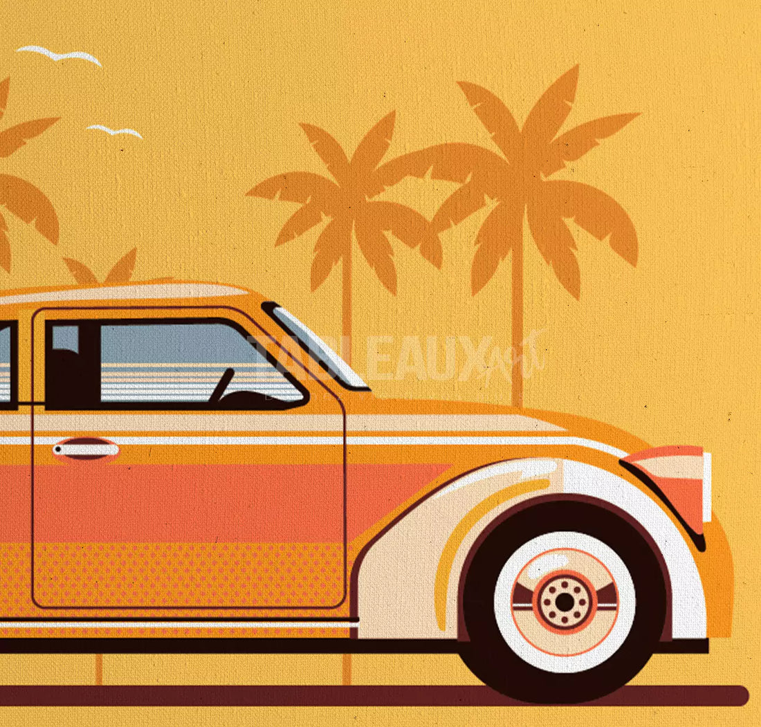 Sunset Ride - Tableaux Art