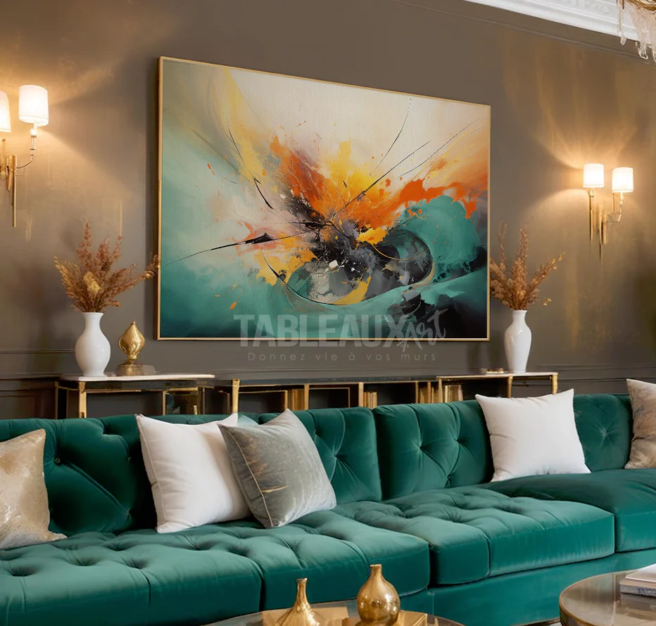 Turbulences : décoration intérieure mur - Tableaux Art