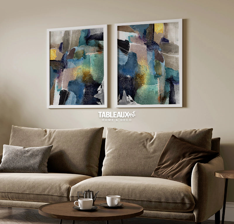 Two face : tableau moderne mural - Tableaux Art