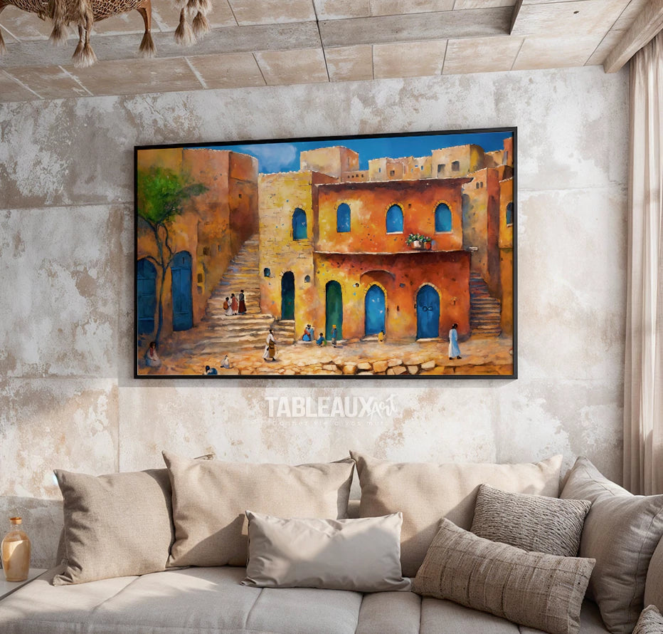 Village Berbére : Tableau artistique - Tableaux Art