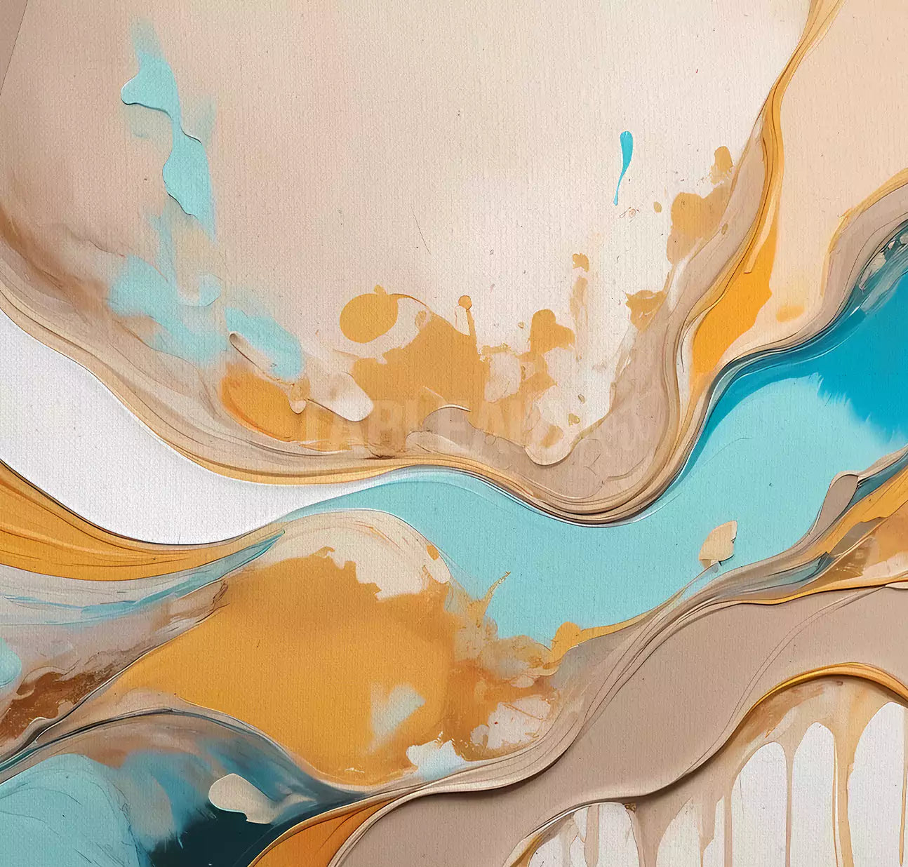 Joy : Abstract Painting - Tableaux Art