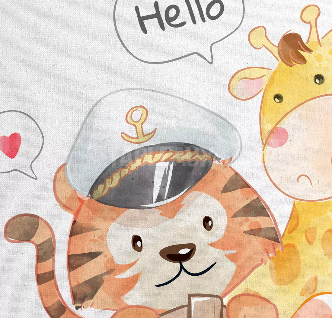 Hello : tableau pour chambre d'enfants - Tableaux Art