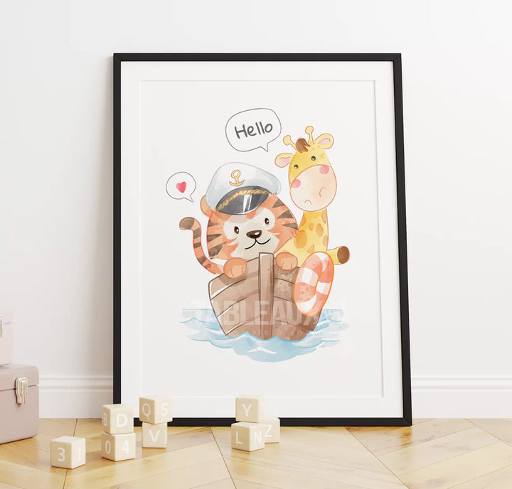 Hello : tableau pour chambre d'enfants - Tableaux Art